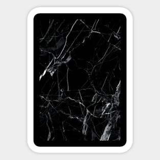 Black marble Sticker